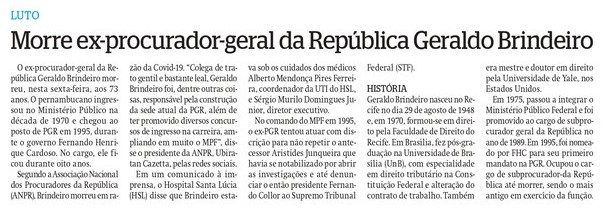 Diario de Pernambuco Política 30 10 2021