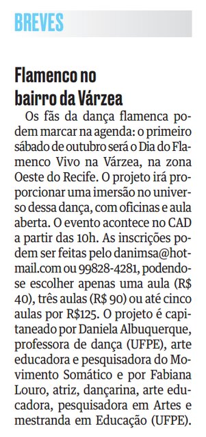 Folha de Pernambuco Cultura 25.09.21