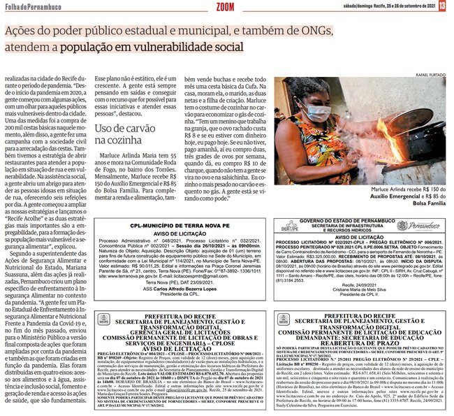 Folha de Pernambuco Zoom 27.09.21